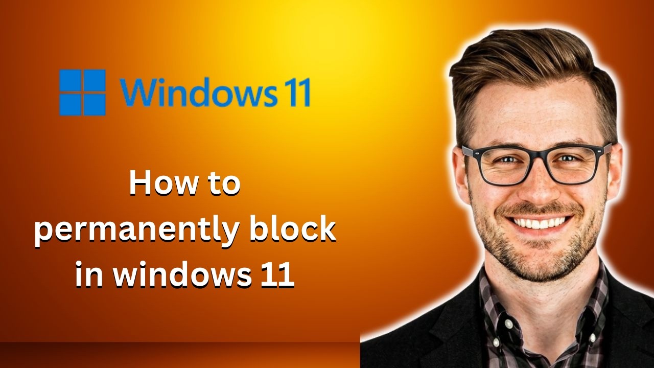 How to permanently block pop ups in windows 11 (Latest Update) - YouTube