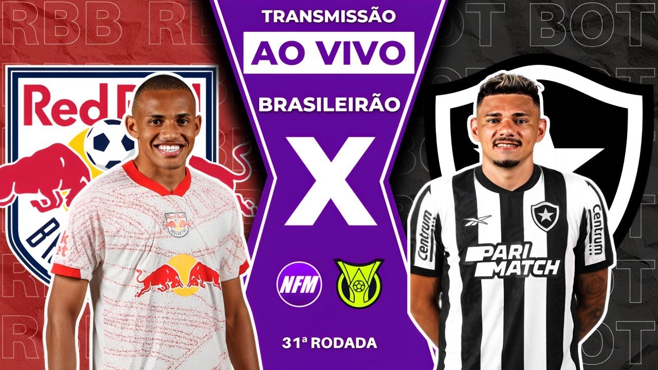 BOTAFOGO X BRAGANTINO AO VIVO BRASILEIRÃO | AO VIVO COM IMAGENS DO ...