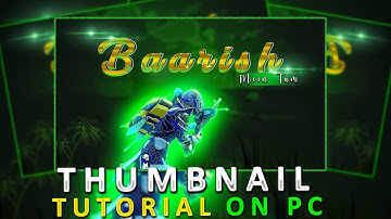How To Make PUBG Montage Thumbnail Like @Siddha Gaming| Photoshop Tutorial | Hindi | Ranjan Gfx