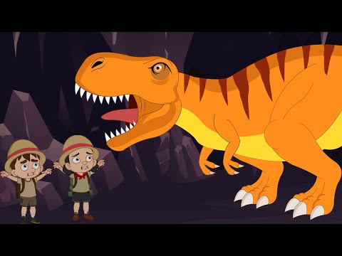 We're Going on a T-rex Dinosaur Hunt - Preschool Songs & Nursery Rhymes for Circle Time