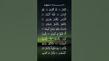 سورة الرحمن ... الشيخ ماهر المعيقلي 🍃❤