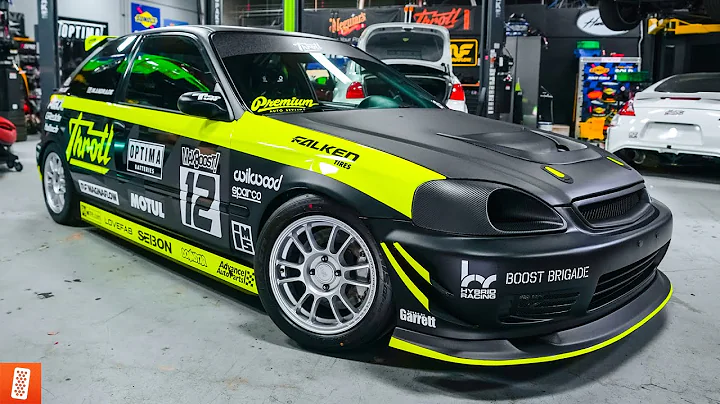 Building a REAR WHEEL DRIVE Civic in 20 minutes! [COMPLETE TRANSFORMATION]