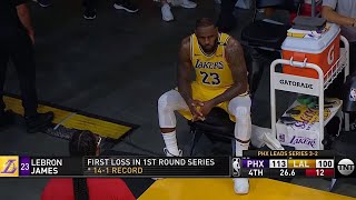 Lebron James loses in the 1st Round for the 1st time in his career & the  Suns advance to 2nd Round - YouTube