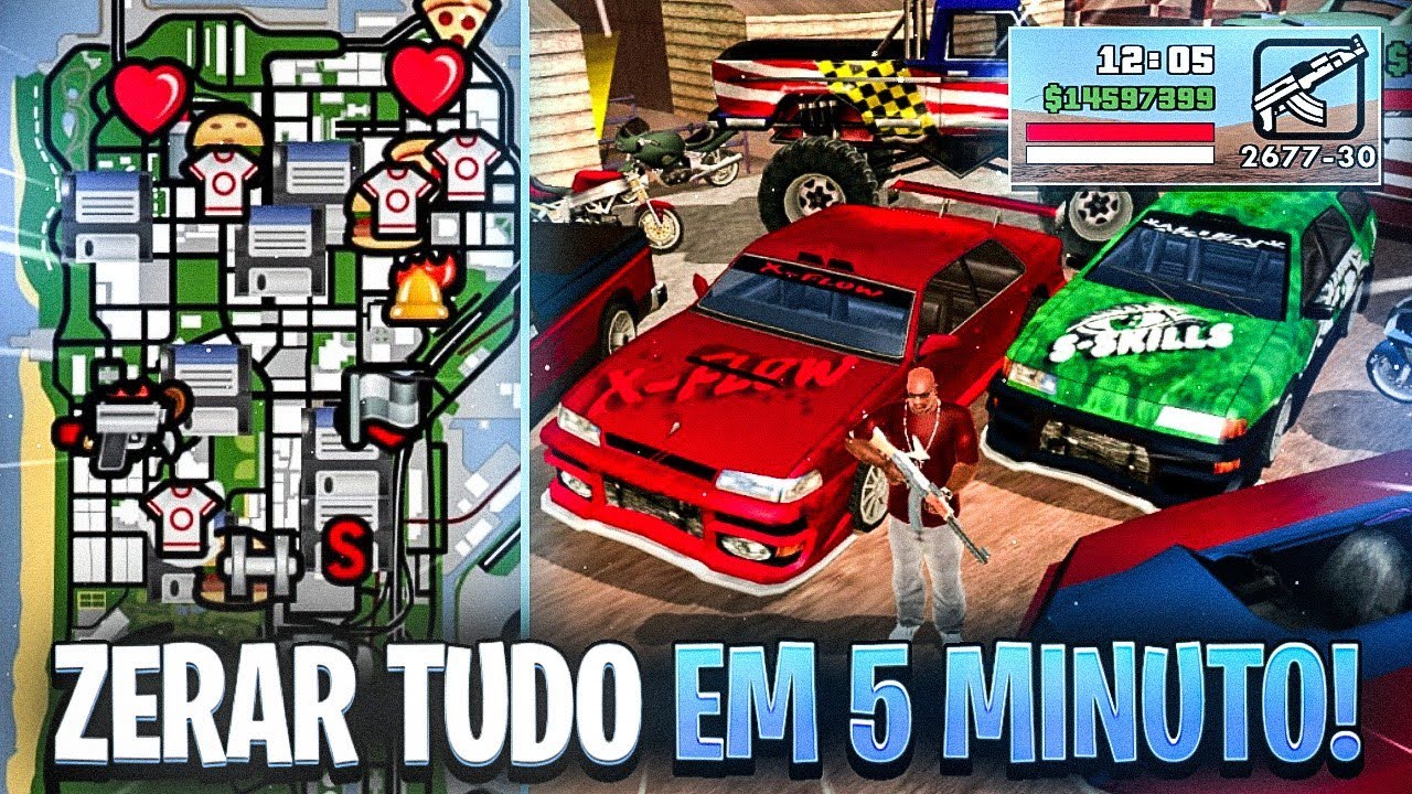 Gta San Andreas 100%, Sejam Bem Vindos❤️ Jogo: Gta San Andreas ⚠️Seja um  Apoiador e concorra a sorteios e conteudos exclusivos 🛑Digite !notify para  estar por dentro do, By Bygodeny Plays