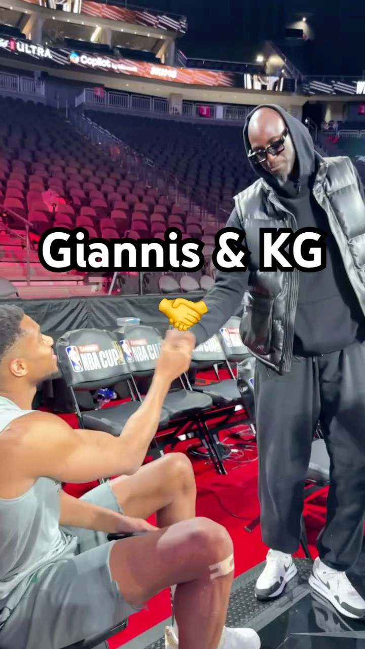 Kevin Garnett gives Giannis Antetokounmpo free game! ??|#Shorts