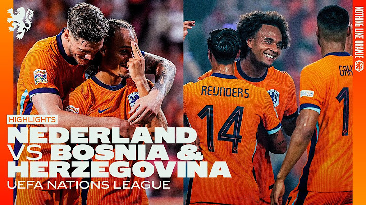 ZIRKZEE's first ⚽, REIJNDERS excels! ⚡ | Highlights Nederland - Bosnia & Herzegovina