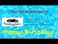 Happy birt.ay traveling2see youtube channel the 1st anniversary 2023