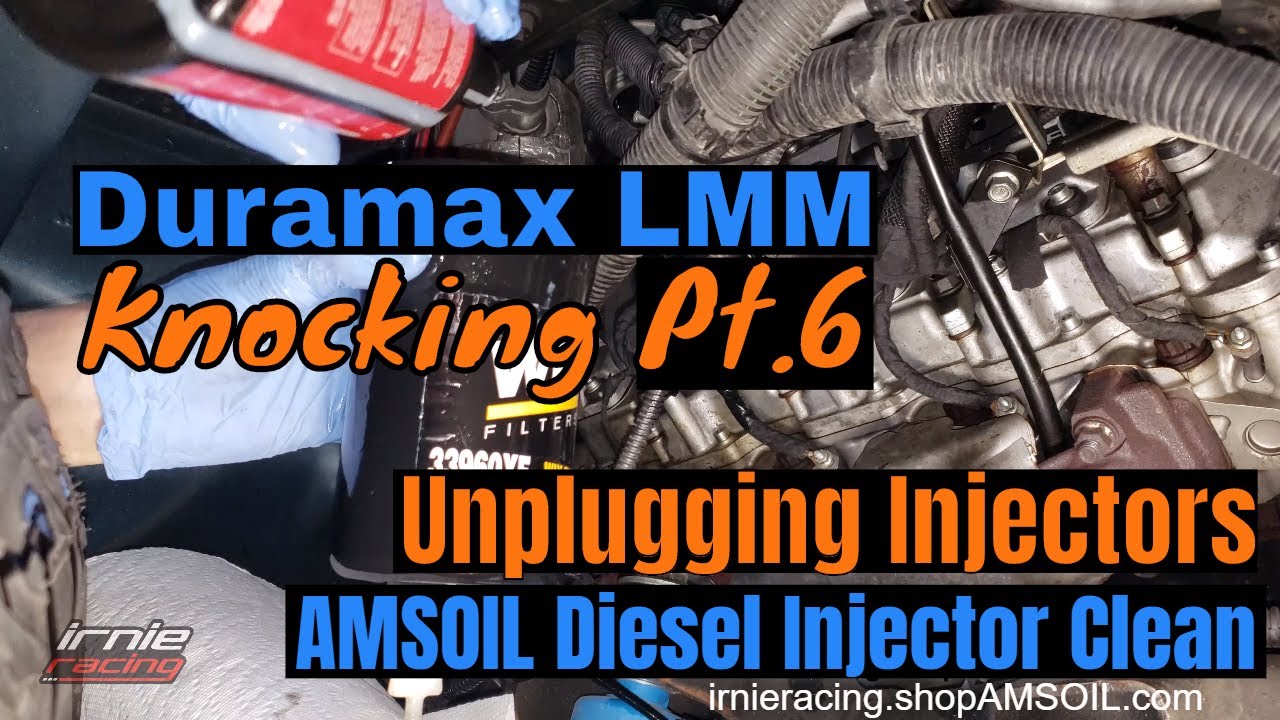 Duramax Lmm Knocking Pt 6 Unplugging Injectors Amsoil Diesel Injector Clean Youtube