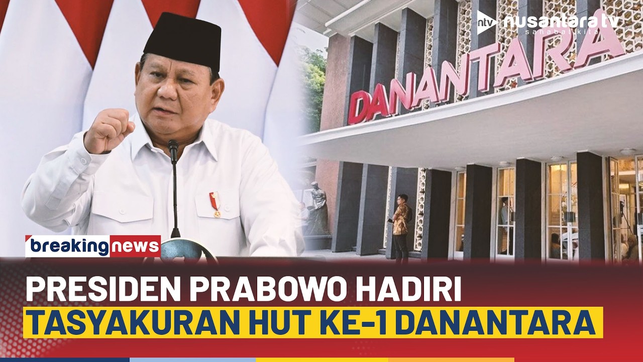 [BREAKING NEWS] Presiden Prabowo Hadiri Tasyakuran HUT ke-1 Danantara Indonesia | NTV