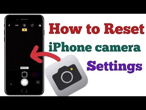 Video: Hoe reset ik mijn camera-instellingen op mijn iPhone 7?