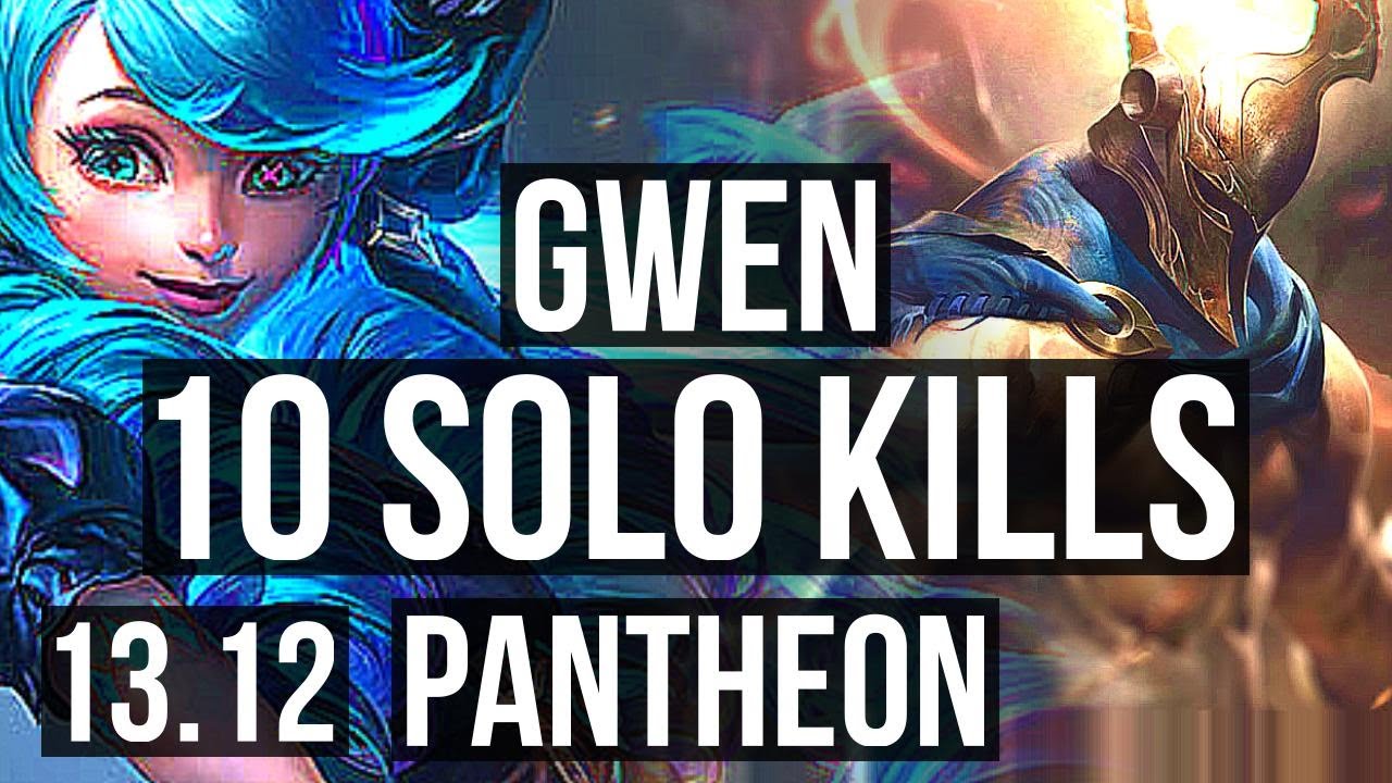 GWEN vs ILLAOI (TOP), 14/1/3, 68% winrate, 6 solo kills, Godlike, EUW  Challenger