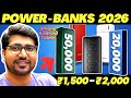 [NEW 2026]🔥Best 20,000 mAh Powerbank 2026🔋Best Power bank under 1,500 - 2,000