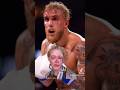 Jake Paul post fight interview after Mike destroys him. #funny #jakepaul #miketyson #shorts