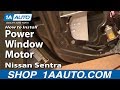 How to Replace Window Regulator 2000-06 Nissan Sentra