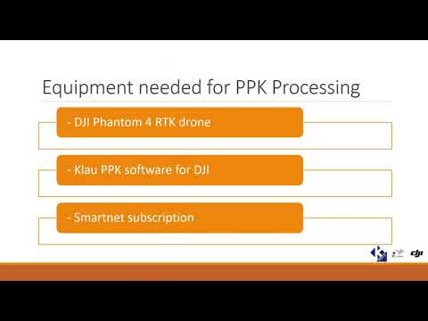 Processing PPK Data with Hexagon SmartNet, DJI Phantom 4 RTK and Klau PPK Processing Software