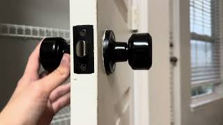 🚪 KNOBWELL Matte Black Door Knobs Review 🔧 Stylish &amp; Simple for Closet or Hall!