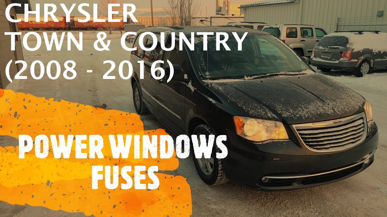 Chrysler Town & Country - POWER WINDOWS FUSE LOCATION (2008 - 2016)
