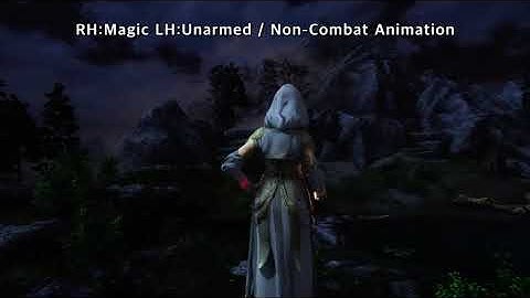 SKYRIM Magic idle ANIMATION
