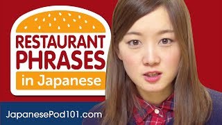All Restaurant Phrases You Need in Japanese Learn Japanese in 55 Minutes!