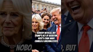 Nobody Noticed, But Trumps Act Of Adjusting Kates Chair Made Camilla A Laughingstock