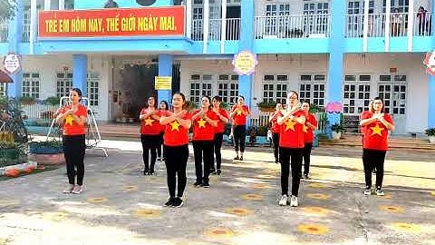 Thể dục giữa giờ - Công đoàn Trường Mầm non Chiềng Cơi