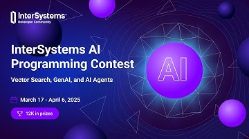 InterSystems AI Programming Contest!