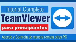 Tutorial de Teamviewer en español | como usar teamviewer para controlar otra pc | acceso remoto 2024