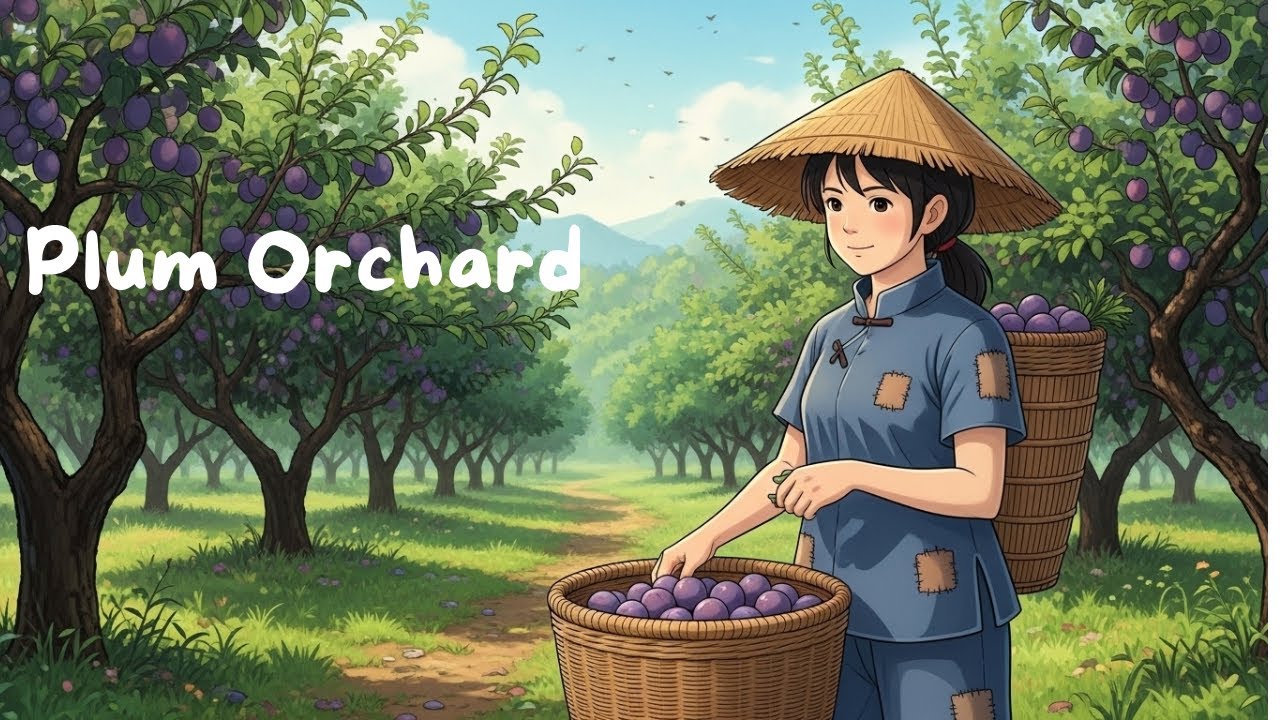 Whispers of the Plum Orchard | A Ghibli-Inspired Harvest & Jam Making ASMR