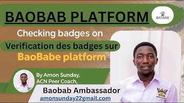 How to Check View and Download Badges on the Baobab Platform (Baobab Ambassador Guide) Sunday Amon
