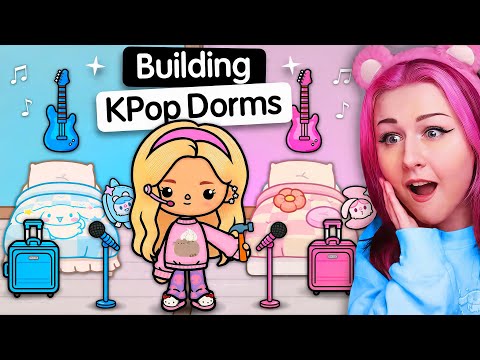 I Built DORMS For My KPOP GROUP In My TOCA BOCA LIFE WORLD For A NEW Roleplay!