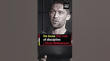 He loves this rule of discipline ¦ Chris Williamson Motivation ¦ #motivation #success #quotes
