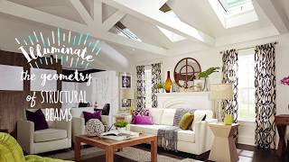 How to use skylights to enhance exposed rafters
