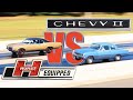 1966 Chevrolet Chevy II vs 1967 Pontiac GTO | PURE STOCK DRAG RACE