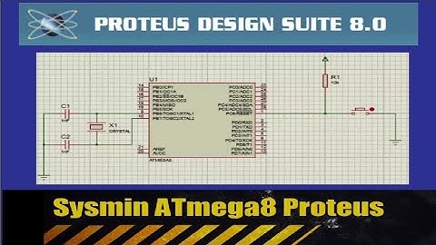 Sistem Minimum ATmega8 Proteus