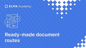 Ready-made document routes