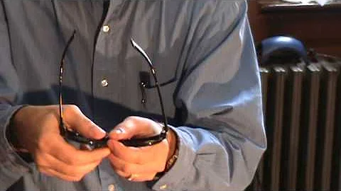 How to Change the Lenses in a Ray-Ban New Wayfarer Model 2132.