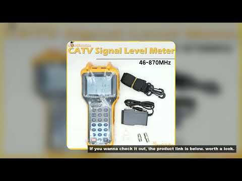17S5200 CATV Signal Level Meter 46 870MHz Cable TV Tester RY-S110 Analog