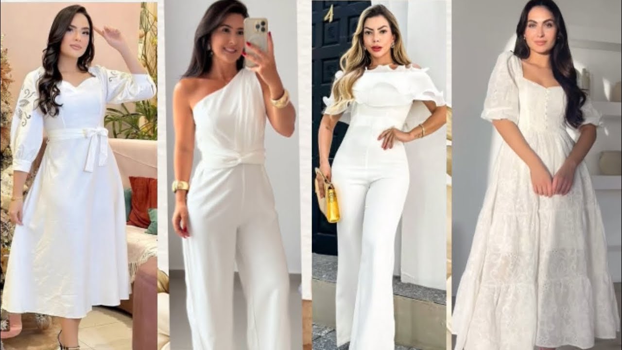 Looks na cor branca para réveillon se espire para seu look perfeito tem até pra você gravidinha