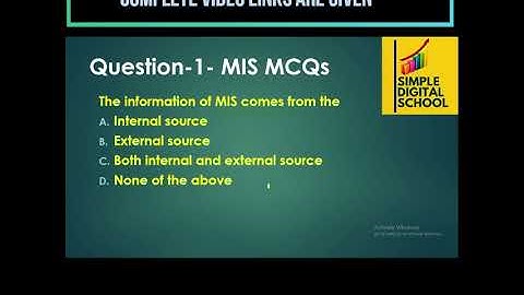 #shorts | Management Information System MCQs-Q1 | Multiple Choice Questions | Interview Questions