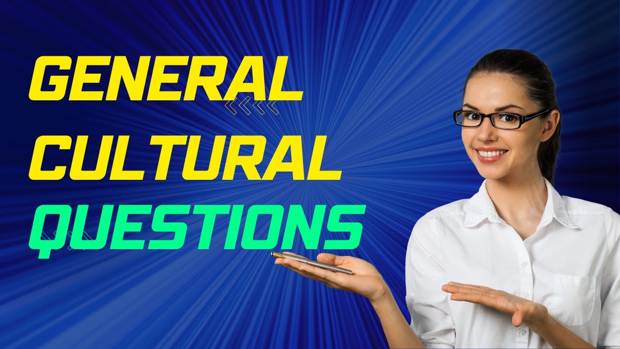 Critical and very useful cultural questions...and very good general ...