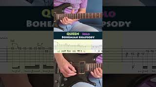 Queen - Bohemian rhapsody - Guitar solo cover #16