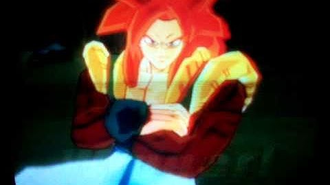 Tenkaichi 3 SSJ4 Gogeta vs SSJ Great Ape Baby Vegeta