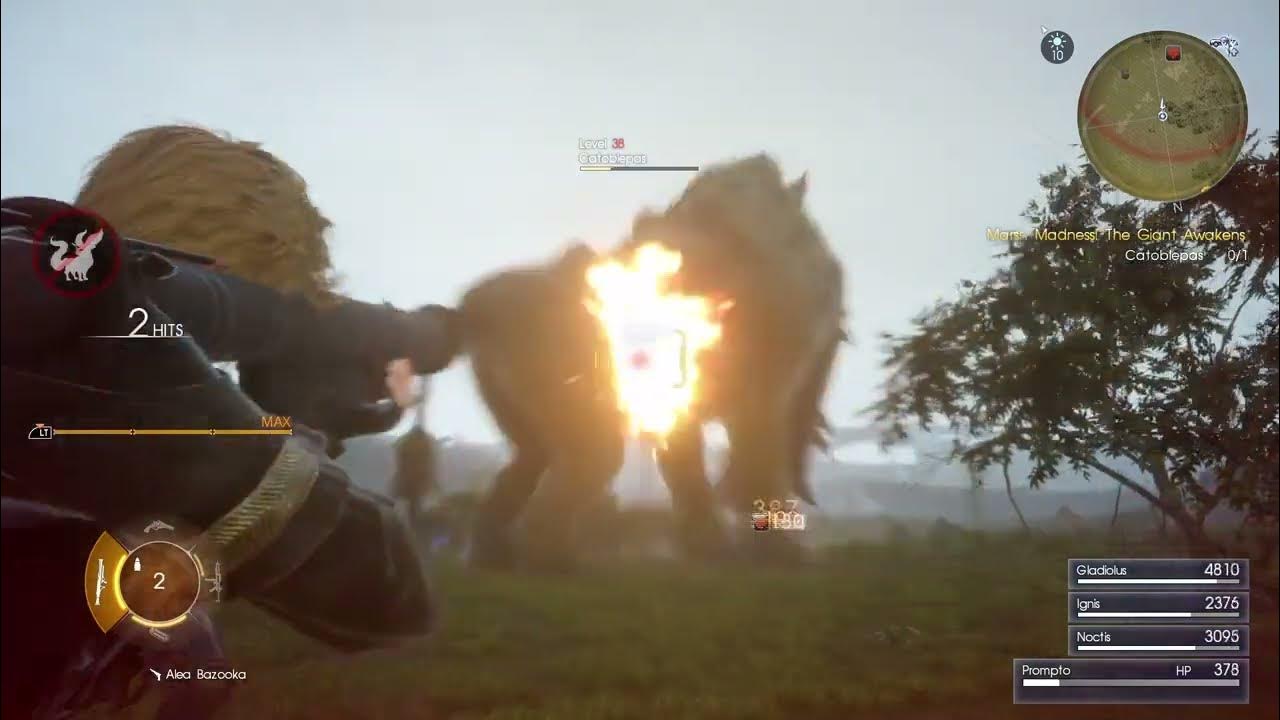 FFXV Catoblepas hunting! YouTube