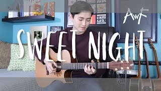 Sweet Night - BTS V (Itaewon Class OST Part 12) - acoustic fingerstyle guitar cover Taehyung 이태원 클라쓰 chords