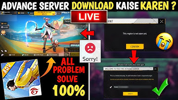 HOW TO DOWNLOAD ADVANCE SERVER OB45 ? THIS REGION IS NOT OPEN YET ADVANCE SERVER ACTIVATION CODE ff
