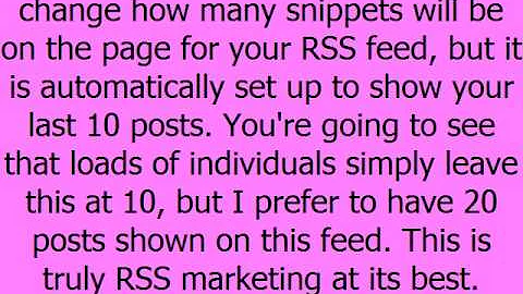 Enjoy the Power of RSS Marketing Today.to Get Web Traffic Today