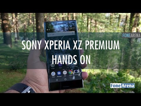 Video Sony Xperia XZ Premium Hands On - youtube