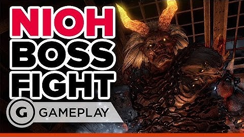 Onryoki Boss Fight Gameplay - Nioh Alpha Demo