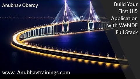 SAP Fiori Tutorial | SAP Fiori Online Training | SAP UI5 on WebIDE & XML views-No Copy paste