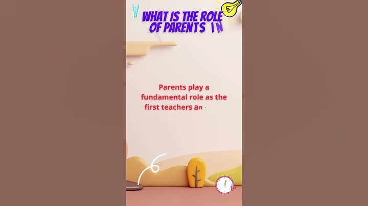 What is the role of parents in their children's education?  #ChildrensLearning, #FunLearning